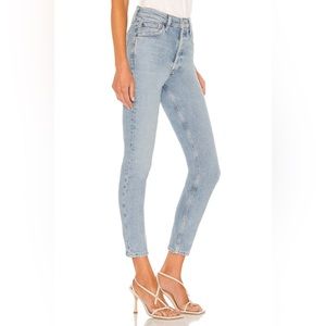 AGOLDE Nico High Rise Slim Jean in Cliffside
